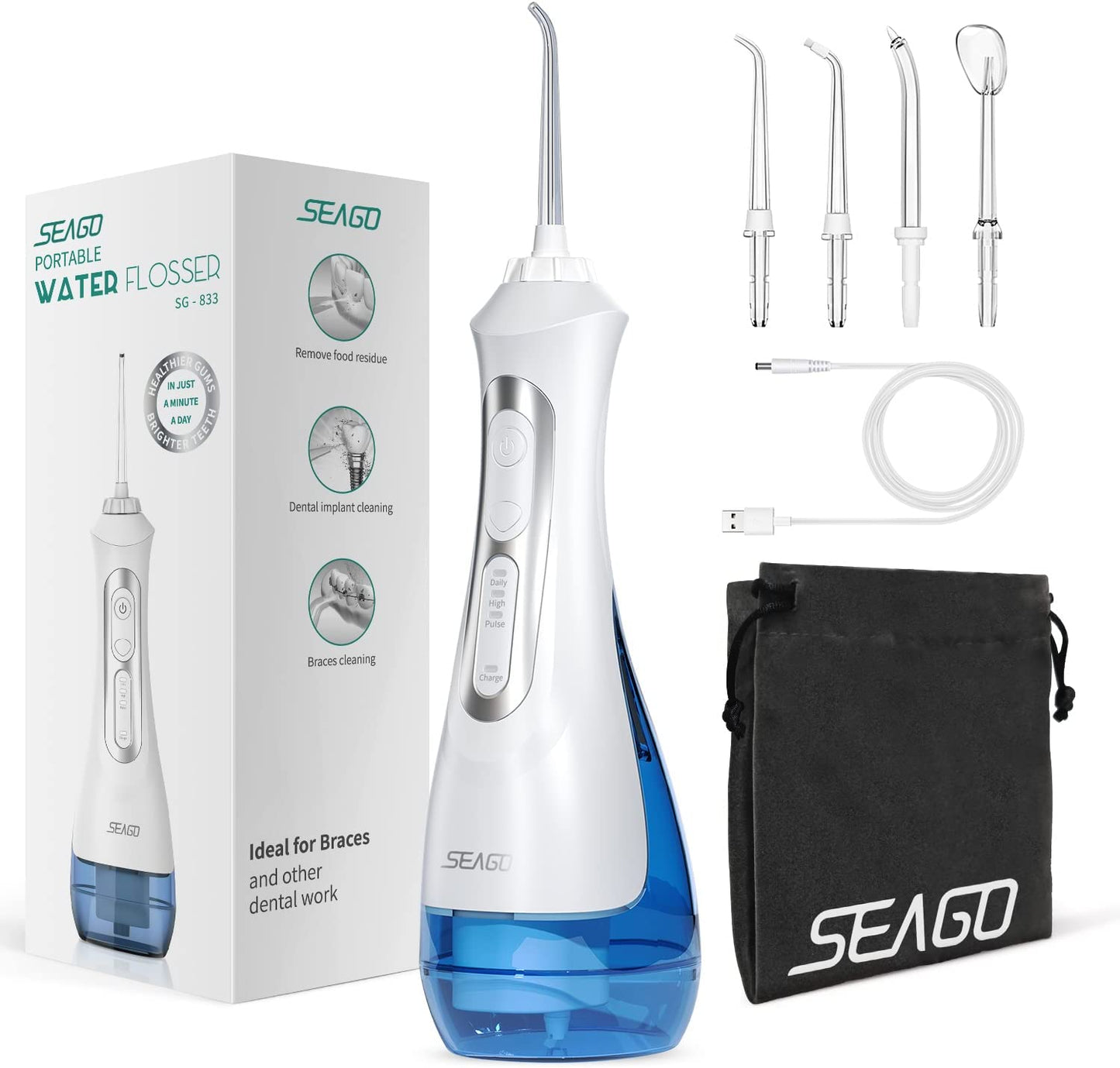 SEAGO Portable Water Flosser